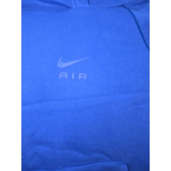 Nike Air Unisex Hoodie Size M Blue Pullover Sweatshirt Kangaroo Pocket NWT - Picture 9 of 14